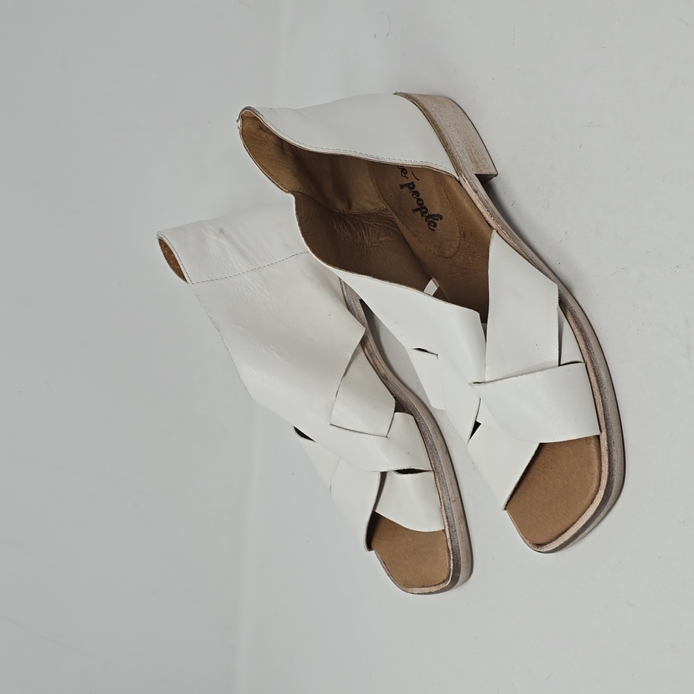 Free People Sun Valley Sandals Sienna White Color Womens Size 7.5